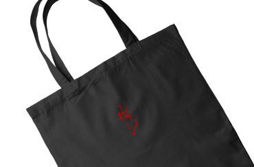 Lucy Black Tote Bag