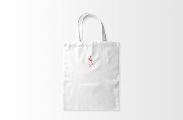 Lucy white Tote Bag